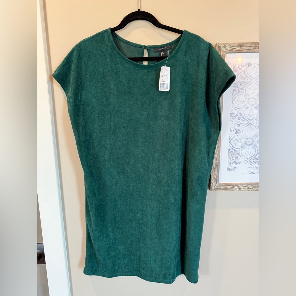 Forever 21 Faux Suede shift dress